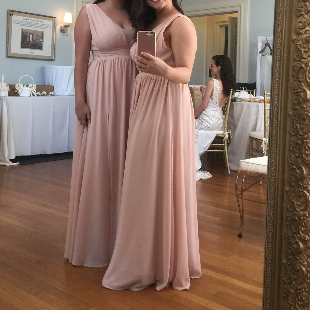 Lulus size M pink Bridesmaid dress